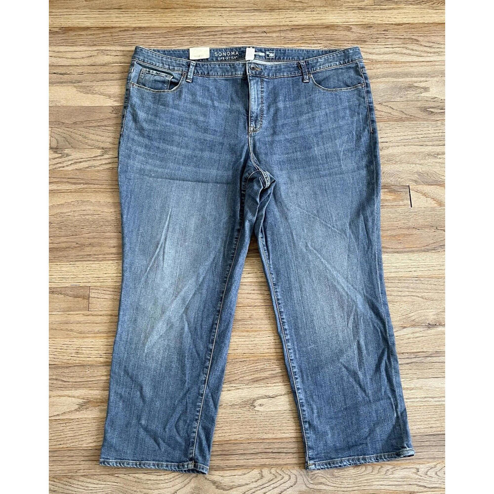 New WT Size 24W  SONOMA PLUS Goods For Life Premium Boyfriend Jeans